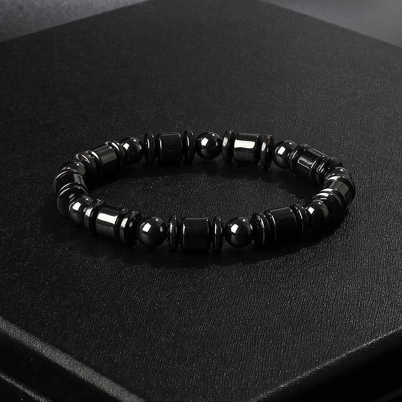 Fashion Wave Hematite Magnetic Bracelet Men Original Beaded Hematite Energy Bracelets for Women Positive Energy Jewelry Pulsera