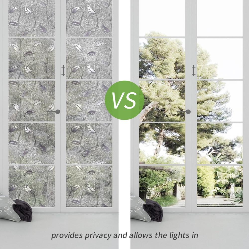 Static Matte Window Stickers Waterproof Stickers Anti-light Opaque Glass Film Anti-peeping Shade Bathroom Paper Glass Stickers