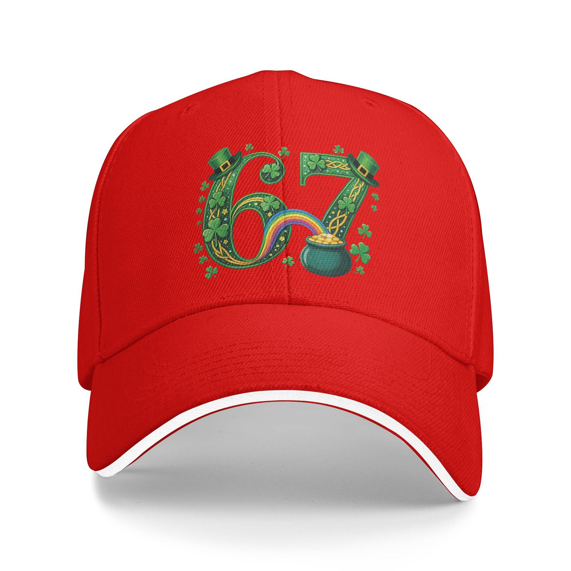 

67 Funny Six Seven Gen Meme Lucky Vibes St Baseball Cap Men Print Trucker Hat Summer Fitted Retro Outdoor Sport Snapback Cap As Picture