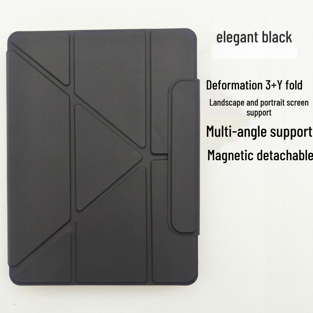 iPad Air 6 Magnetic Dual-Sided Clip Protective Case with 12.9-inch Y-Shaped Support