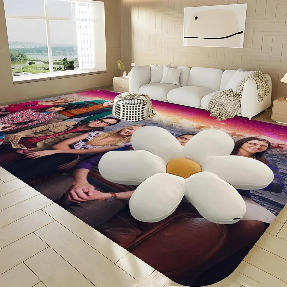 The Big Bang Theory Bathroom Mat INS Style Soft Bedroom Floor House Laundry Room Mat Anti-skid Welcome Doormat