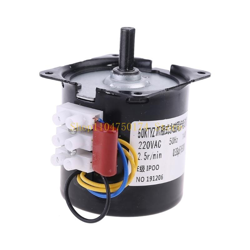 220V Automatic Incubator Eggs Hatcher Engine Reversible Geared Motor 2.5r/min top sale