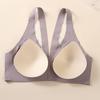 Biustonosz z głębokim dekoltem w serek z przodu, bezśladowa, bezszwowa bielizna, niewidoczny biustonosz push-up, kobiecy biustonosz bez fiszbin, piękna bielizna z tyłu