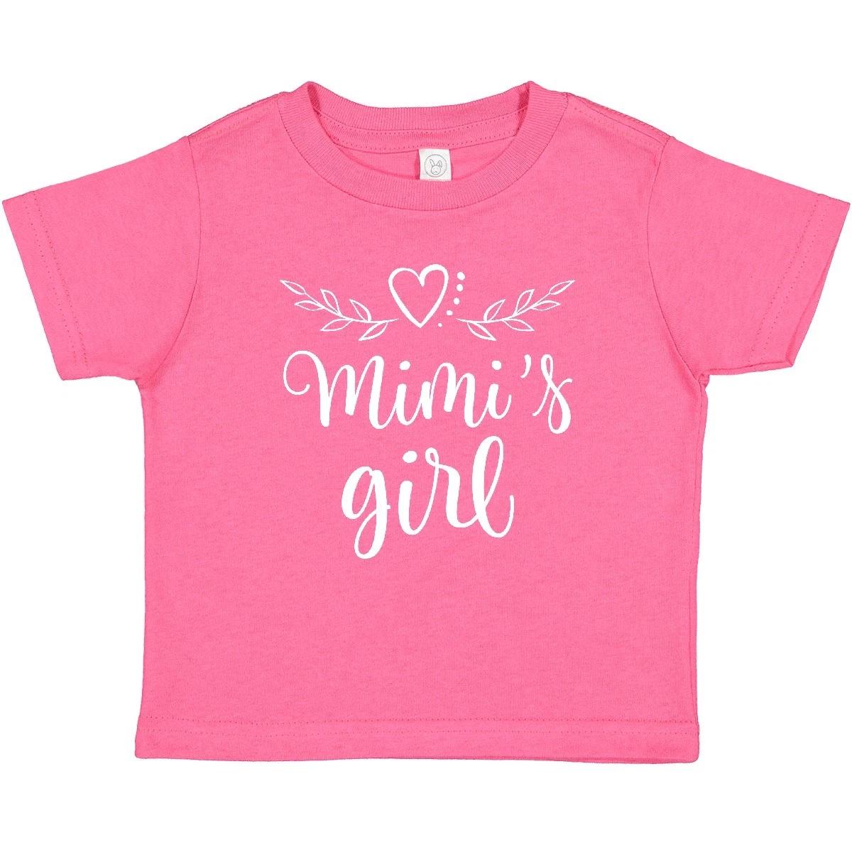 Inktastic Mimi Girl Granddaughter Baby T-Shirt Grandkids Childs Apparel Clothes 100