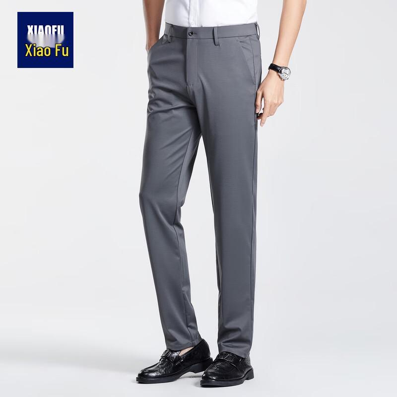 XiaoFu Men s Cool-Touch Four-Way Stretch Casual Pants 30