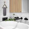 Porte‑papier toilette corde en jute auto‑adhésif style nautique industriel – 24,5 x 35 cm