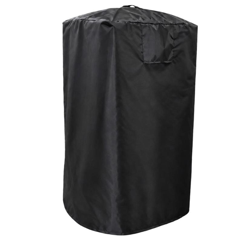 Pressure Washer Cover in Black Cloth with Two Air Openings and a Top Grasp Handle for Garage, Shed, Patio, and Outdoor Storage Locations
