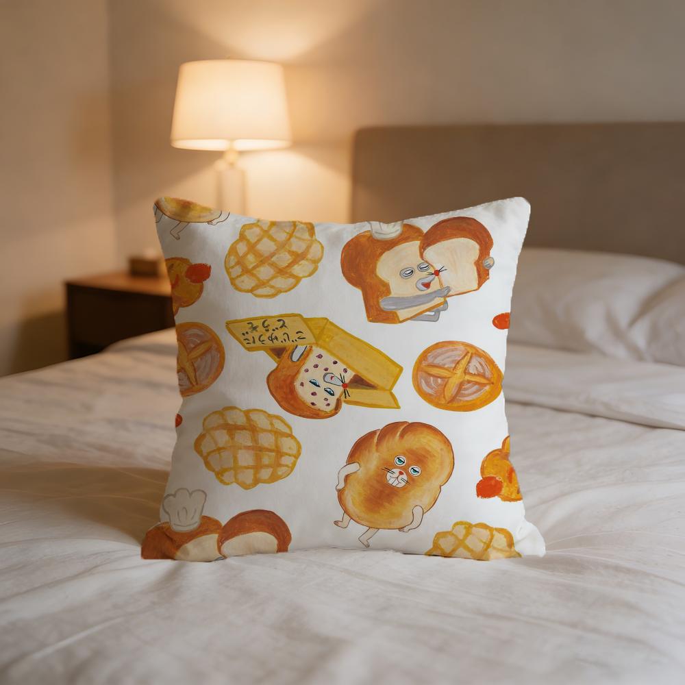 B-bread Cute T-thief Cushion Cover For Pillow Printing Sofa Decoration Home Car Room Coffee Shop Office Nordic Simplicity