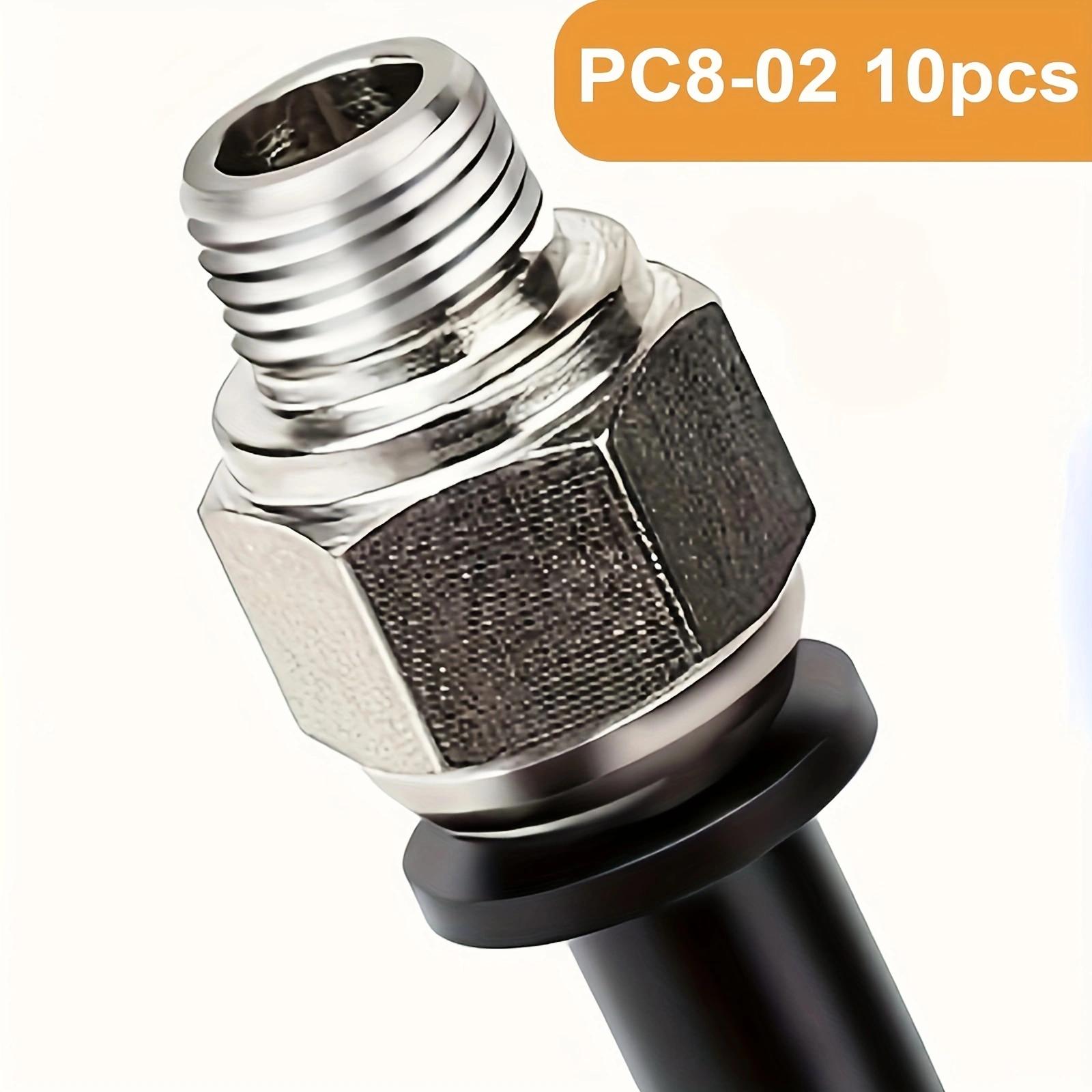 

10 pneumatic quick couplings, compression hoses