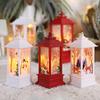 Christmas Santa Lantern Wind Light Snowman Elk Night Lights Holiday Party Desktop Ornaments Merry Xmas Decoration for Home Decor