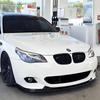 For BMW M-Sport E60 E61 523i 525i 528i 530i 535i 540i 550i 2005-2010 Car Front Bumper Lip Diffuser Splitter Bodykit Tuning Black