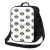 Eye Bead Insulated Lunch Bag Reusable Portable Thermal Bento Tote with Adjustable Strap for Work Picnic Travel