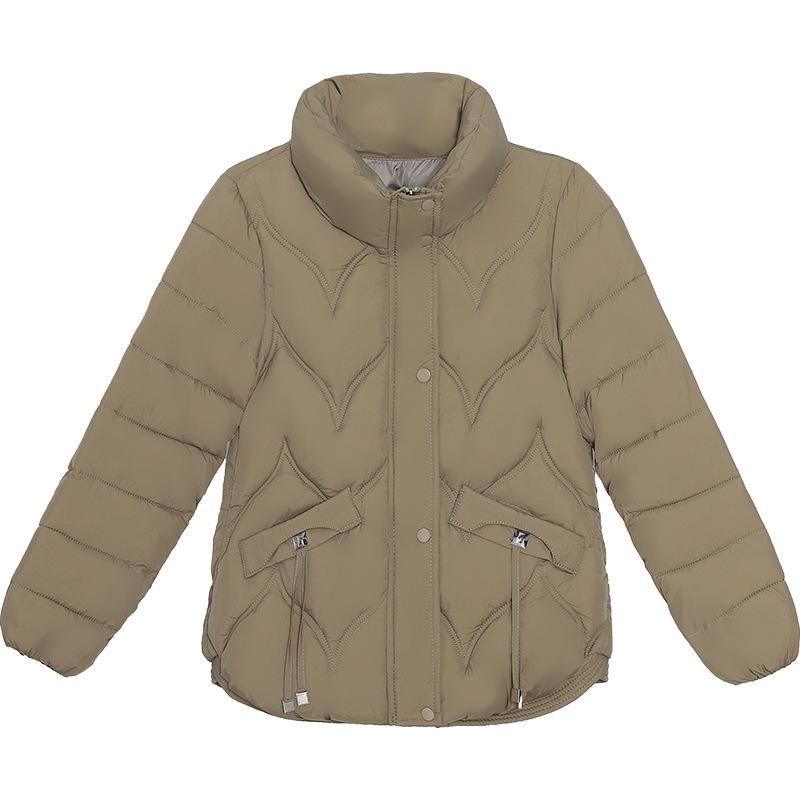 Down Cotton-padded Clothes Women's Short High-end New Slim-fitting Cotton-padded Jackets Thermal Cotton-padded Jackets Trendy