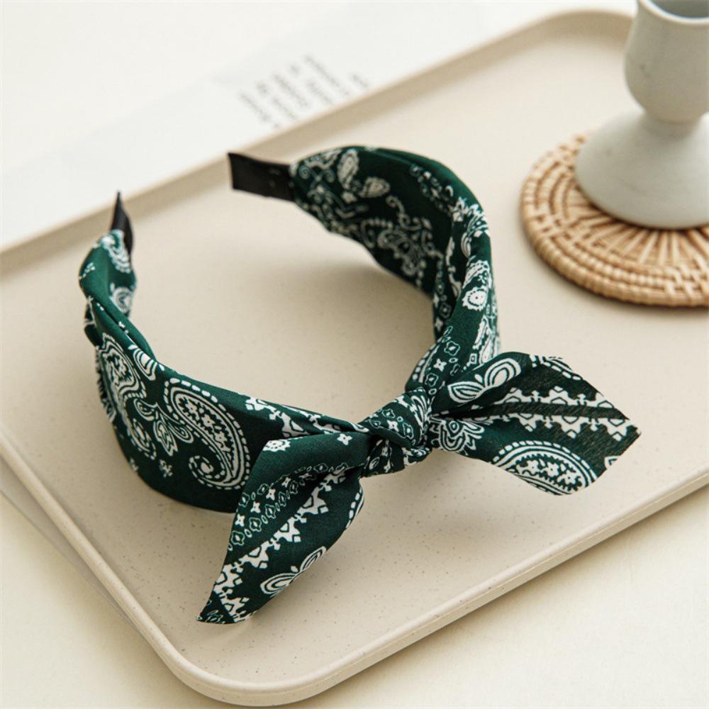 Retro Einfaches Pünktchen Schleife Stirnband Damen Neu Haarnadel Breitkrempig Hoher Kopfschmuck All-Match High-End Haarschmuck