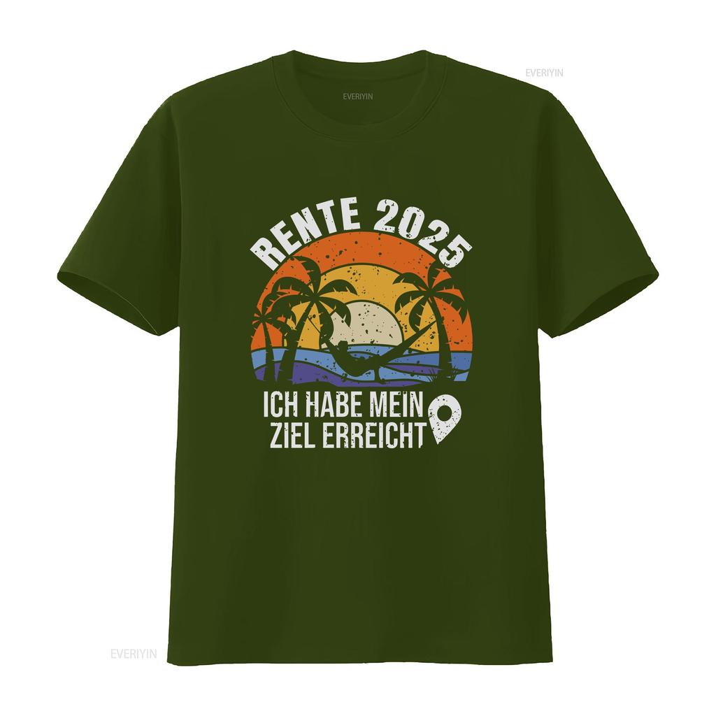 Rentner 2025 T Shirt Rente Abschiedsgeschenk Ruhestand Geschenk Pensionierung Spruch Unisexn Vintage
