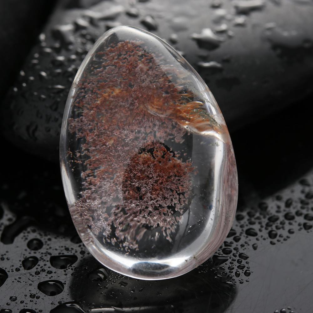 Collectible Jewelry Colorful Healing Stone Ghost Phantom Quartz Natural Crystal Gemstone Pendant