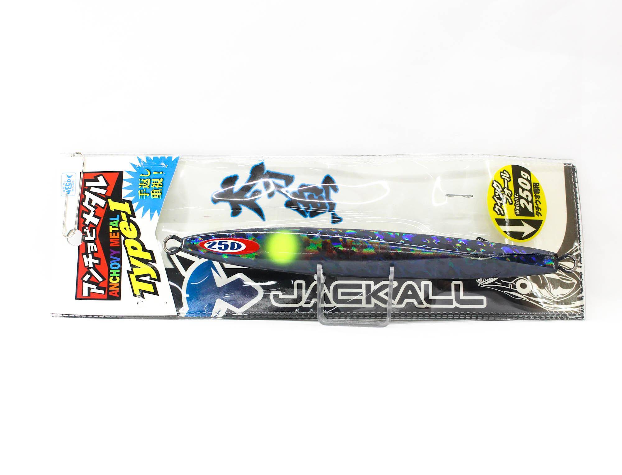 

Jackall Металлический Джиг Тип Анчоус 1 Стандарт 250 грамм Черный (5016)