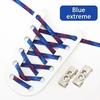 NEW Colourful Elastic Laces Sneakers Lock No Tie Shoelaces Kids Adult 8mm Wide Flat Shoelace Without Ties Shoes Accessories