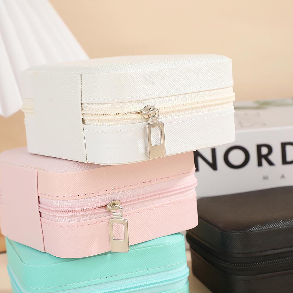 Luxury Portable Jewelry Box for Rings, Necklaces & Earrings