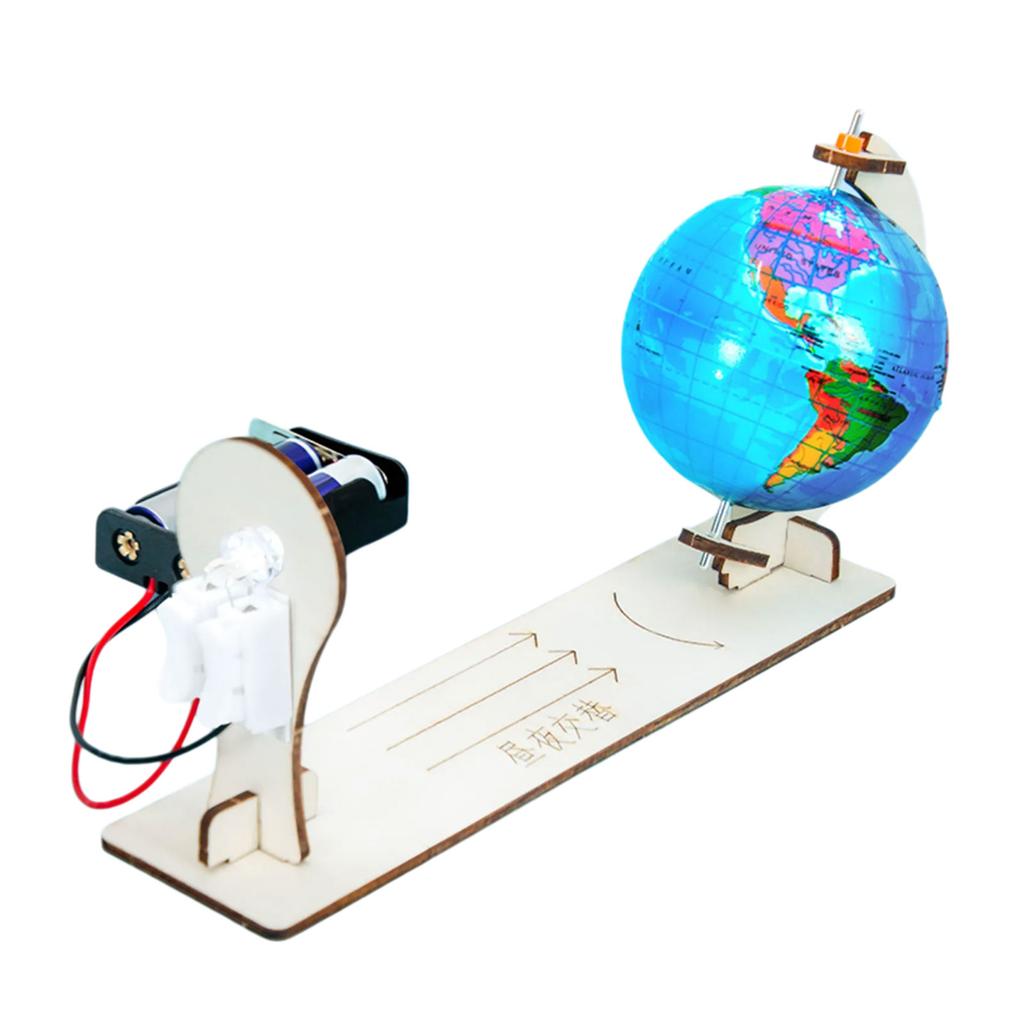 Model Demonstracyjny Zmiany Dnia i Nocy Zestawy do Eksperymentów Naukowych Pomoce Dydaktyczne do Fizyki Zabawka STEM Zestawy do Eksperymentów