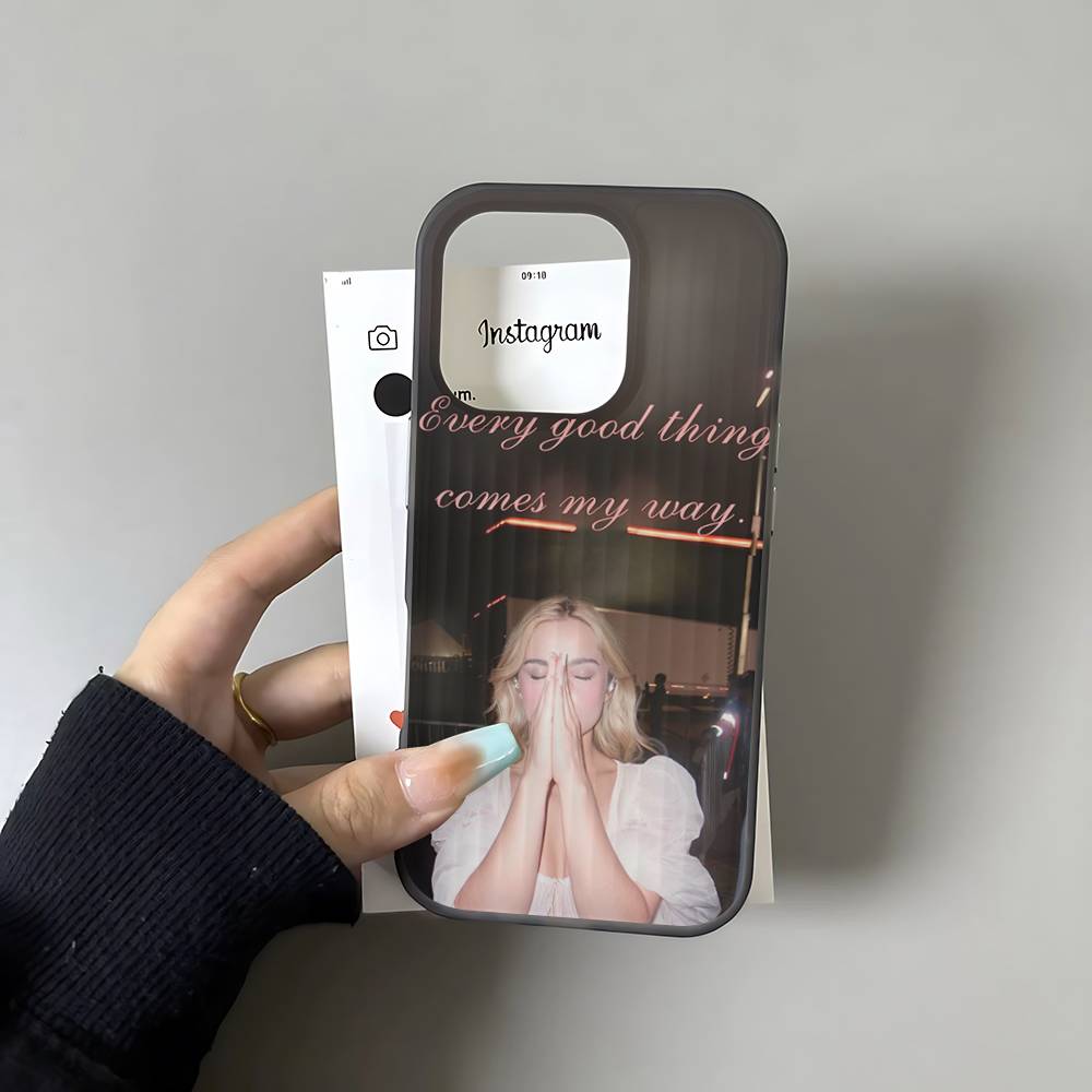 A-Addison Rae Soft Corrugated Transparent Phone Case For IPhone 17 15 16 11 12 13 14 Pro Max Plus Pro