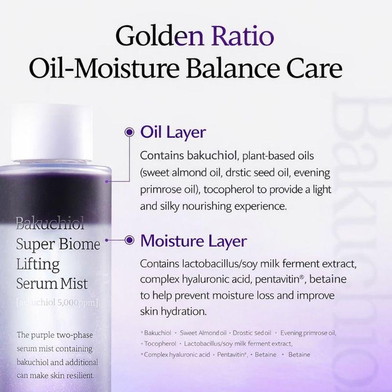 VELY VELY Bakuchiol Super Biome Lifting Serum Mist 100ml