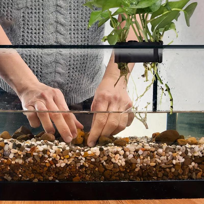 Závěsný držák akvarijních rostlin 1PC Hrníčky na akvarijní květináče Květináč na vodní rostliny s otvorem