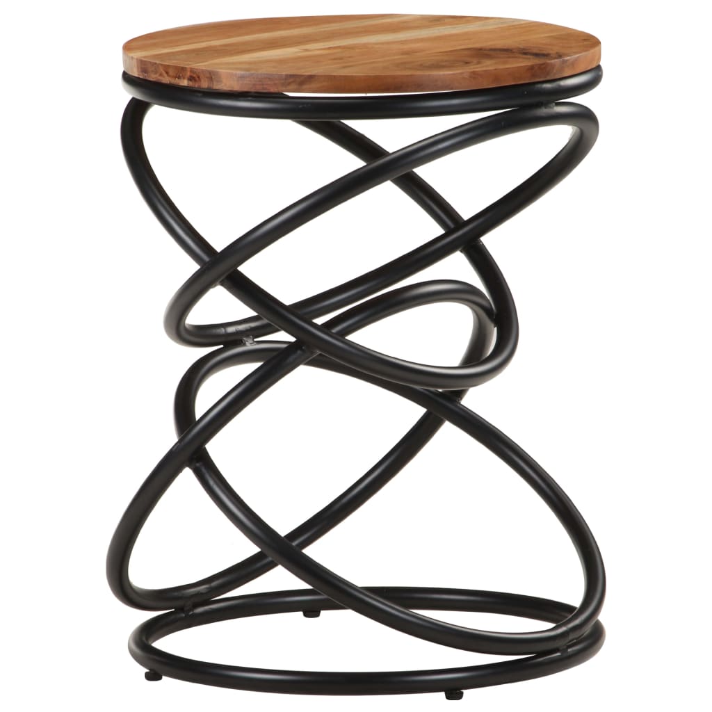 Side Table 40 x 40 x 52 cm Solid Acacia Wood