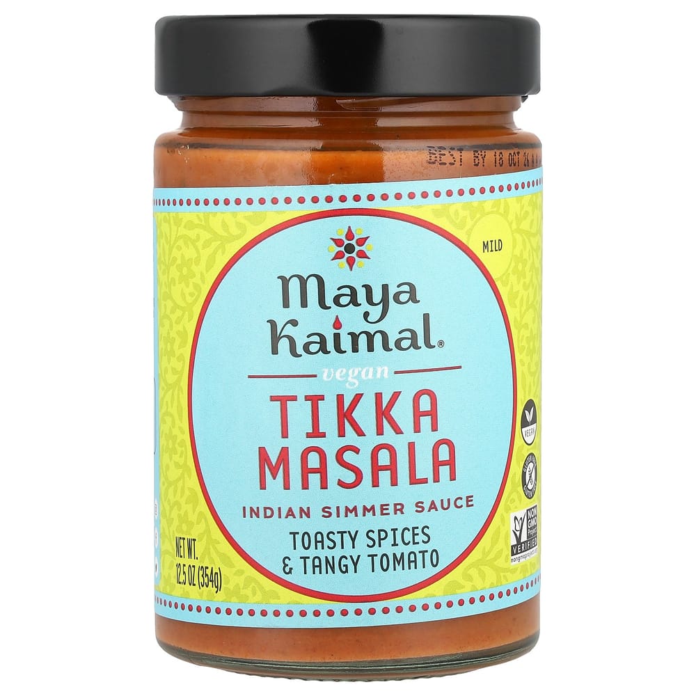iHerb Vegan Tikka Masala Indian Simmer Sauce with Mild Spices & Tangy Tomato 354g