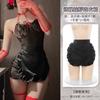 Domila Midnight Lingering Contrast Color Perspective Dress 6378 Sex Underwear Sexy Dew Naked Buttocks Set F782