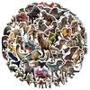 50PCS Jurassic Dinosaur Stickers Kids Toy Gift DIY Laptop Phone Suitcase Notebook Ancient Animal Sticker Graffiti Decals