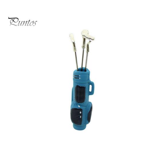 

Мини-прекрасные клюшки для гольфа из сплава смолы, модель игрушки, кукольный домик, миниатюрные аксессуары синий