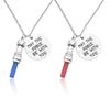 Movie Star Lightsaber Necklace May the Force Be with You Hand Stamped Necklace Women Force Awaken Sword Prop Jewelry
