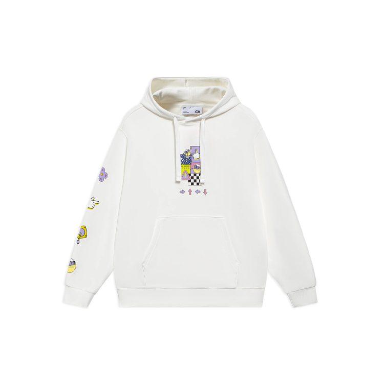 Li Ning Sports Fashion Collection Sweatshirt Women's White AWDS592-1