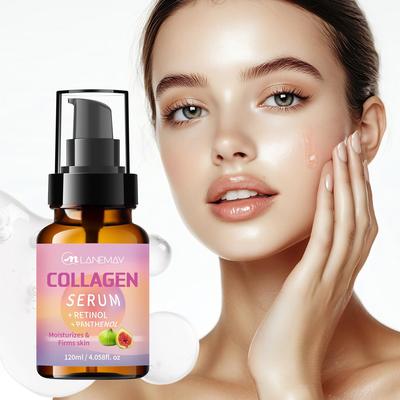 Suero de colágeno: hidrata profundamente, nutre y reafirma la piel del cuerpo. Hidrata, reafirma y calma la piel, mantiene la elasticidad de la piel. Apto para todo tipo de piel. 120 ml.