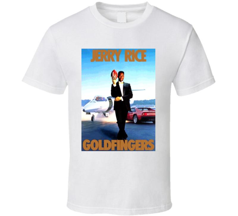 Retro San Francisco Football Jerry Rice Goldfingers Unisex T-Shirt S