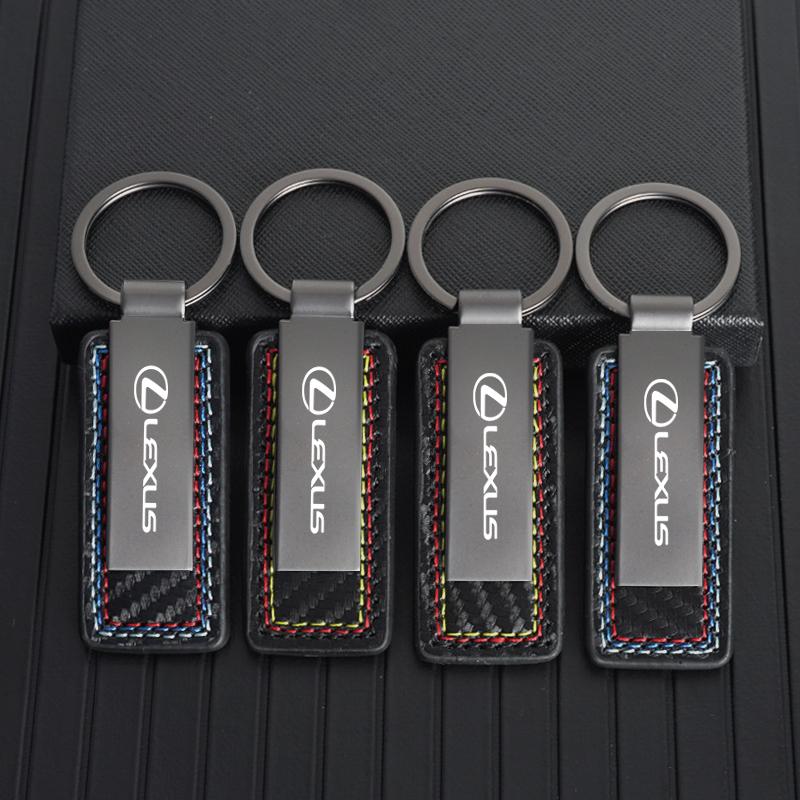 3D Metal Car Logo Key Ring Keychain For Lexus ES RX NX LS UX LM LX GX LC RZ IS CT GS RC HS SC TX LBX Auto Decoration Accessories