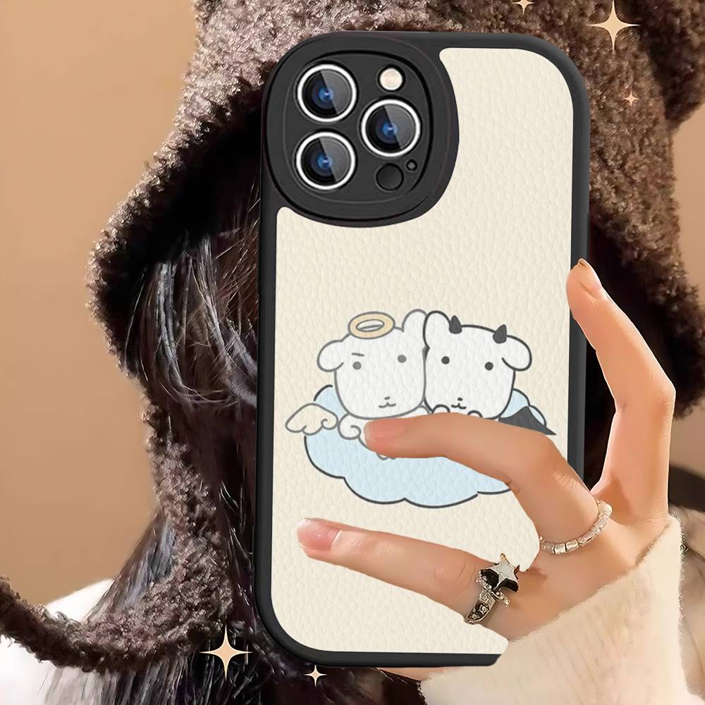 Anime Ganadi Leather Phone Case For IPhone 16 15 14 13 12 11 Pro Max Plus Shockproof Cover