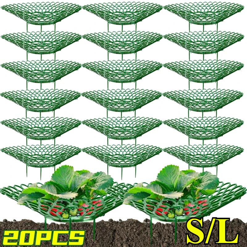 5/20 ks Podpěry na jahody se 3 podpěrnými nohami Podpěra pro plody rostlin Stojany na pěstování zeleniny Přenosné zahradní potřeby