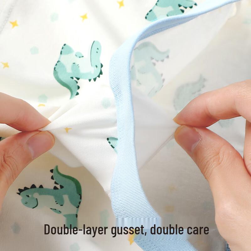 Langsha Boys' A-Class Cotton Antibacterial Boxer Briefs