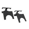 Wall Mount Polisher Holder Black Angle Grinder Stand Metal Garage Workshop Organizer for Waxing Machines