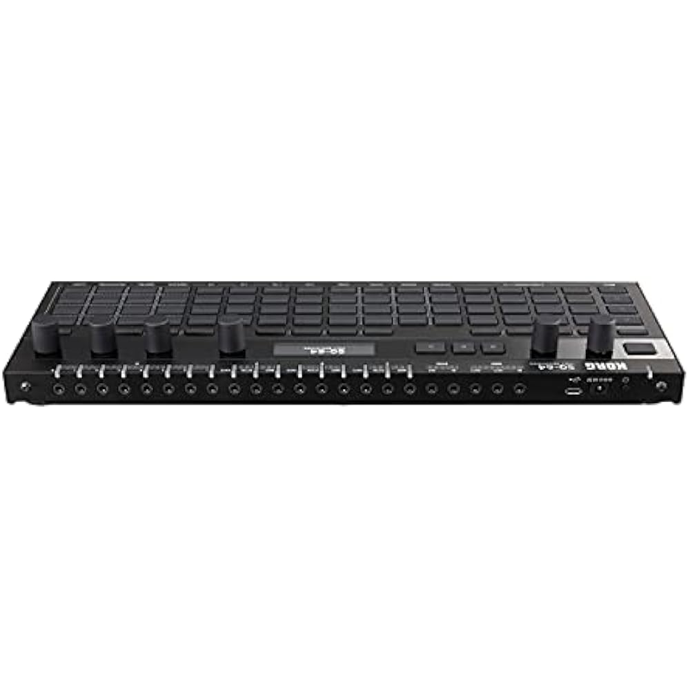 KORG polyphonic step sequencer SQ-64 allows you to freely operate any device, and has plenty of c...