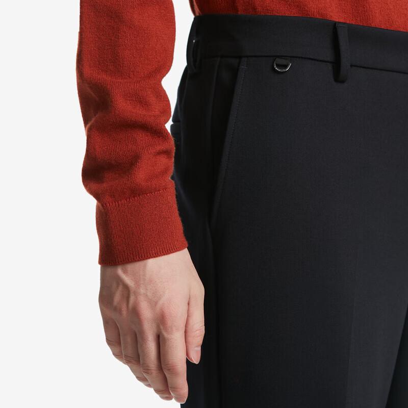 K-Boxing Men's Slim-Fit Business Casual Straight Pants