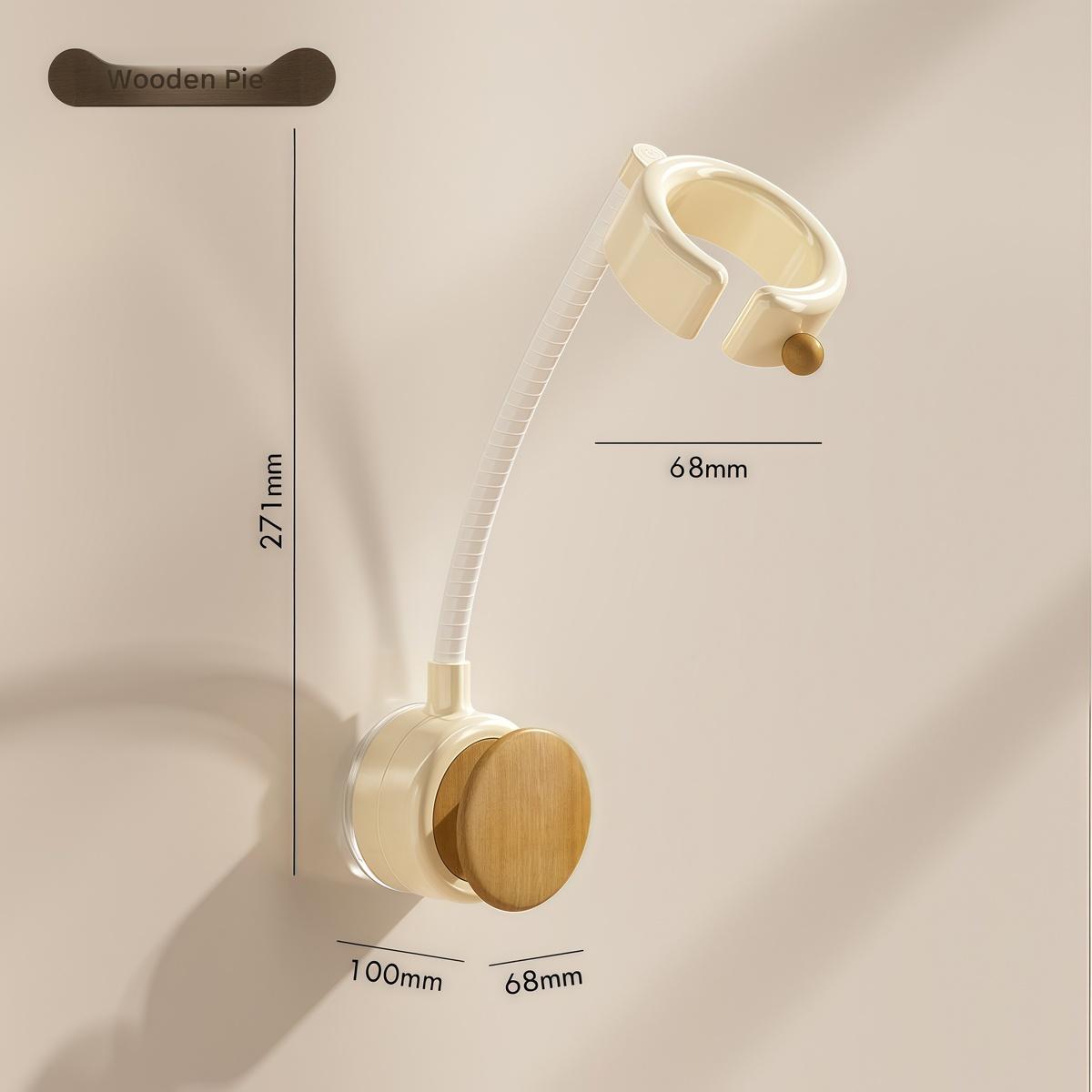 

1/2 шт. Регулируемый держатель для душевой лейки на присоске, ручной кронштейн для насадки, вращение под разными углами, самоклеящийся монтажный кронштейн для душа