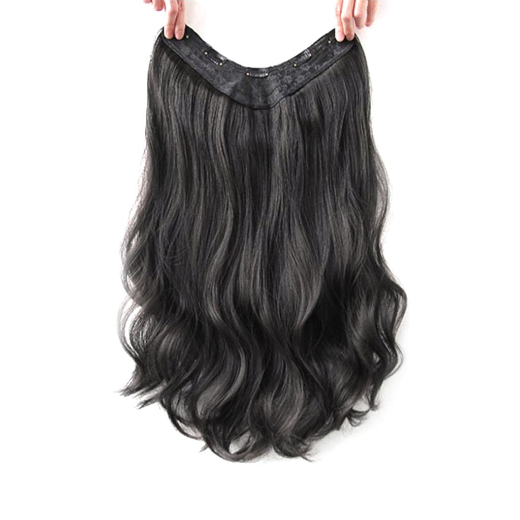 45/60cm Synthetic Curly Wig Piece U-Shape Natural Fluffy Large Wavy Curly Hair Wig With Clip Wedding Party Costume Wig Props