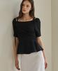 Peullobeu Mermer Blouse_Bk