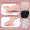 Transparent Gel Forefoot Pad: High Heel Pain Relief, Anti-slip Comfort, Shock Absorption, Soft Granule Massage.