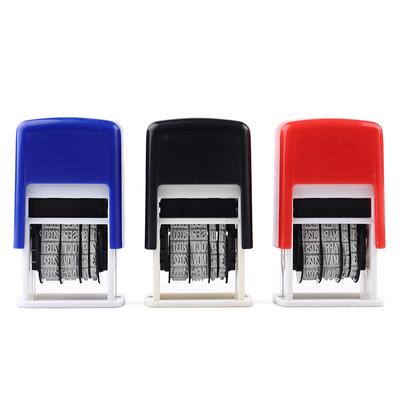Diy Handle Account Date Stamps Stamping Mud Set Mini Self-Inking Stamps