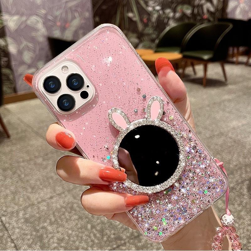 Applicable To iPhone16Promax Mobile Phone Case Glitter Star Mirror Apple 16 Protective Case 14 Creative New Models