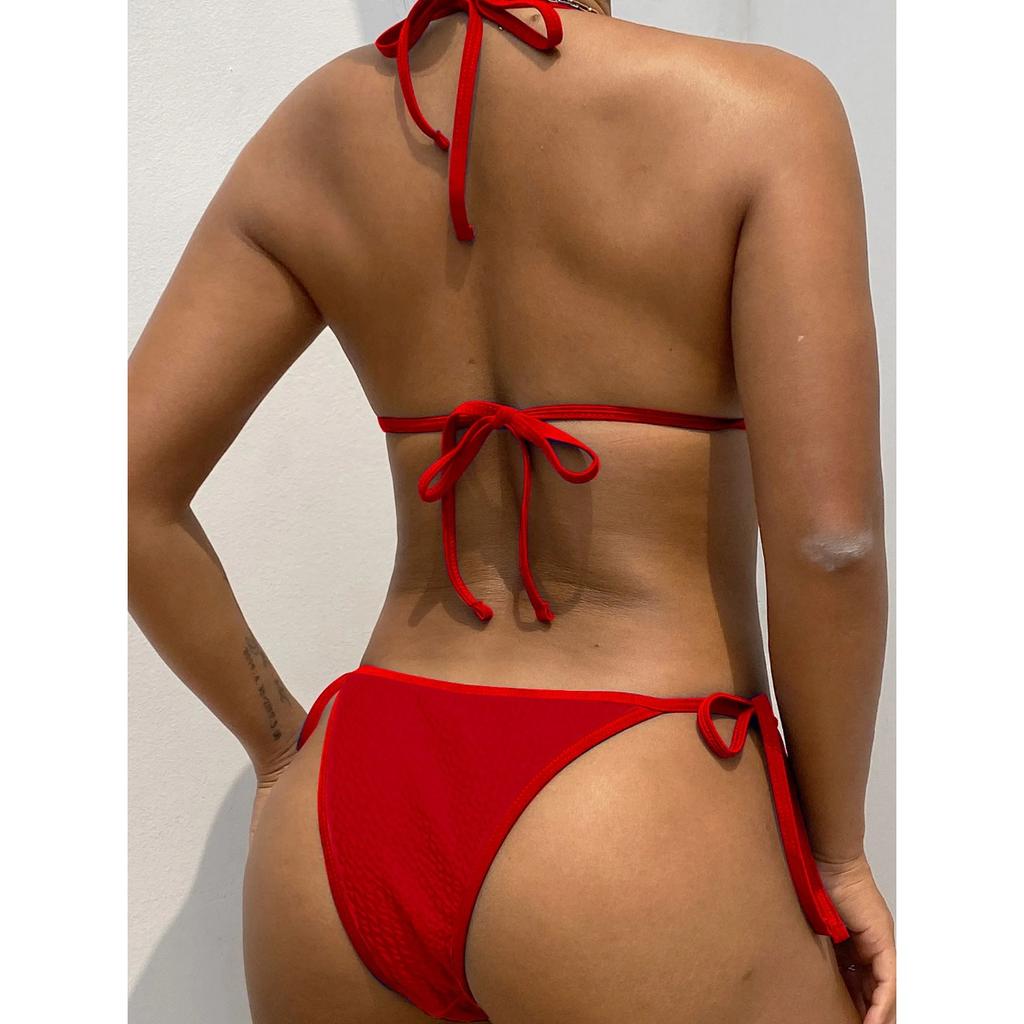 Sexy Micro Bikini 2024 Women Swimsuit Female Swimwear Thong Bikinis Sets Push Up Brazilian Halter Beach Wear Woman Bathing Suits
